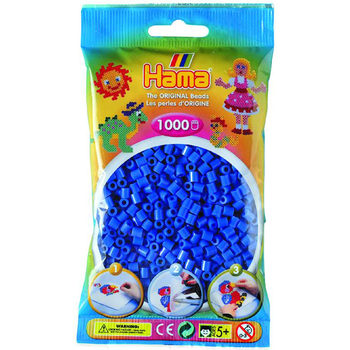 Термомозаіка Hama Midi Набір світло-блакитних намистин, 1000 елементів (207-09) - Pampik