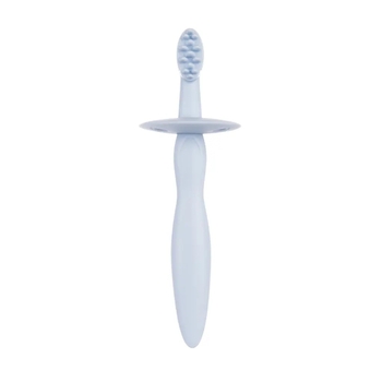 Силіконова щітка для зубів Canpol Babies, з обмежувачем, блакитний - Pampik