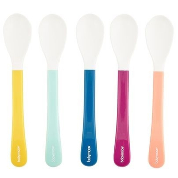 Набір ложок Babymoov, різнобарв'я, 5 шт. (A102408) - Pampik