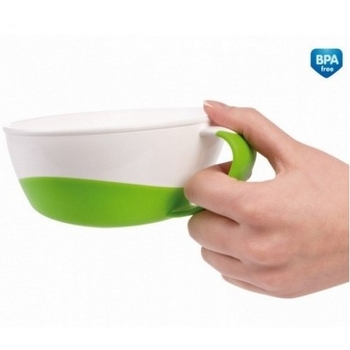 Тарілочка з кришкою і ложкою Canpol babies, 350 мл, зелений (31/406_gre) - Pampik - 4