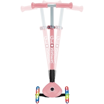 Самокат Globber Primo Foldable Lights, пастельно-рожевий - Pampik - 5
