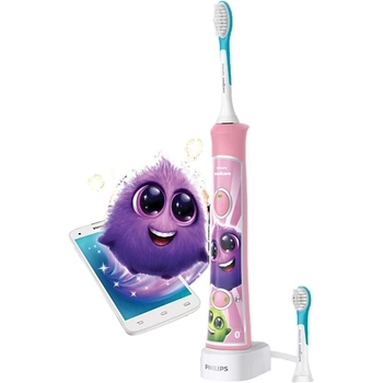 Електрична зубна щітка Philips Sonicare For Kids, рожевий (HX6352/42) - Pampik