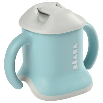 Поїльник Beaba 3 в 1 Evoluclip Training Cup, 150 мл, блакитний (913473) - Pampik - 4