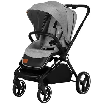 Універсальний візочок 2 в 1 Lionelo Mika Grey Stone, сірий - Pampik