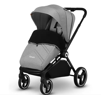 Універсальний візочок 2 в 1 Lionelo Mika Grey Stone, сірий - Pampik - 6