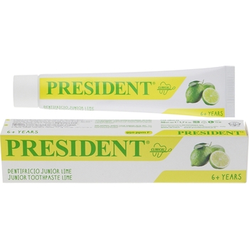Зубная паста President Junior Toothpaste Lime 6+ years, 50 мл - Pampik