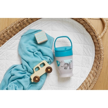 Чашка-непроливайка Lovi Lovely Boy з силіконовою трубочкою, 250 мл, бірюзовий (35/354boy) - Pampik - 6