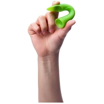 Уцінка. Ложка дитяча Olababy для навчання, зелений (30101) - Pampik - 2