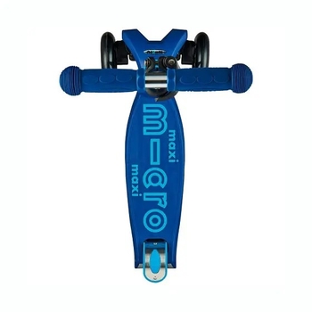 Самокат Micro Maxi Deluxe, синий с красным (MMD023) - Pampik - 4
