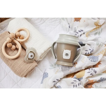 Чашка-непроливайка Lovi 360 ° Mini Buddy Bear, 210 мл (1/600new) - Pampik - 5