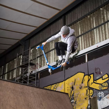 Самокат Micro Trixx & Ramp, синій (SA0184) - Pampik - 4