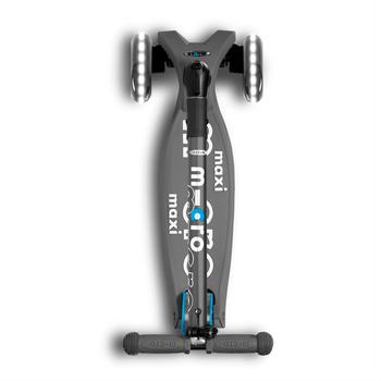 Самокат Micro Maxi Deluxe LED, вулканический серый (MMD094) - Pampik - 6