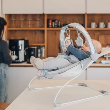 Кресло-качалка FreeON Enjoy Blue, голубой (45760) - Pampik - 2