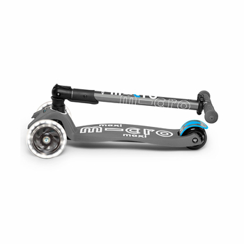 Самокат Micro Maxi Deluxe LED, вулканический серый (MMD094) - Pampik - 5
