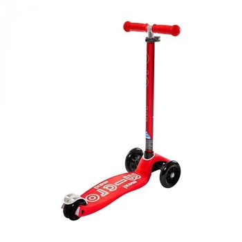 Самокат Micro Maxi Deluxe, червоний (MMD026) - Pampik - 4