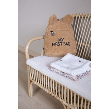 Детский рюкзак Childhome My first bag Teddy beige, бежевый (CWKIDBT) - Pampik - 15