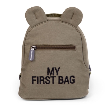 Детский рюкзак Childhome My first bag Khaki, хаки (CWKIDBKA) - Pampik