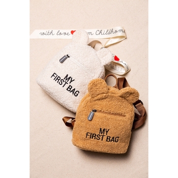 Детский рюкзак Childhome My first bag Teddy beige, бежевый (CWKIDBT) - Pampik - 16