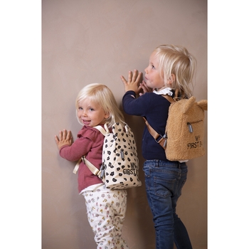 Детский рюкзак Childhome My first bag Teddy beige, бежевый (CWKIDBT) - Pampik - 13