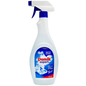 Засіб Domik Expert Чиста ванна 5в1, 750 мл - Pampik