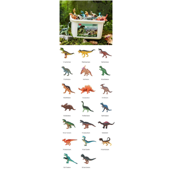 Набор фигурок динозавров Beiens Юрский период, 20 шт. (30852) - Pampik - 8