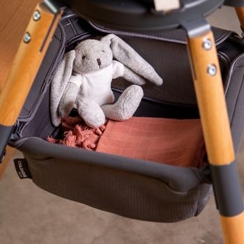 Кошик для речей до стільця для годування Childhome Evolu, антрацит (CHEVOBASA) - Pampik - 5