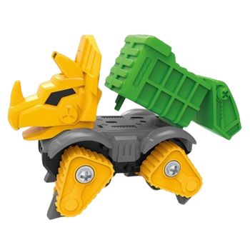 Конструктор Beiens Динозавр самосвал, желтый(QL3106C) - Pampik