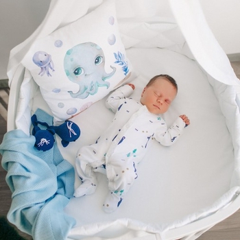 Декоративная подушка Tweeto Ocean, 40х40 см, белый (Т 96) - Pampik - 3