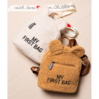 Детский рюкзак Childhome My first bag Teddy, белый (CWKIDBTW) - Pampik - 8