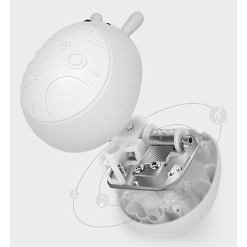 Неваляшка музична Beiens Зайчик, блакитний (YZ25blue) - Pampik - 6