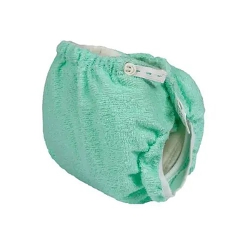 Підгузок трикотажний ЕКО ПУПС Active Classic з вкладишем Abso Maxi, 3-6 кг, зелений - Pampik - 2