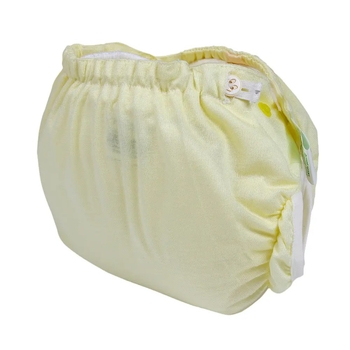 Підгузок трикотажний ЕКО ПУПС Active Premium з вкладишем Abso Maxi, 12-17 кг, жовтийй - Pampik - 3