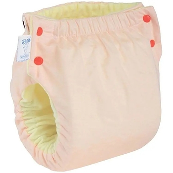 Подгузник трикотажный ЭКО ПУПС Easy Size Premium с вкладышем, 12-17 кг, персиковый - Pampik