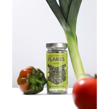 Хлопья дрожжевые неактивные Flakes со спирулиной, 80 г - Pampik - 2