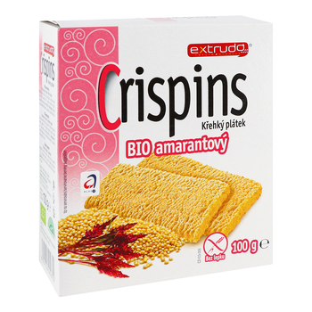 Органические хлебцы Extrudo Crispins с амарантом, 100 г - Pampik