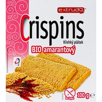 Органические хлебцы Extrudo Crispins с амарантом, 100 г - Pampik - 2