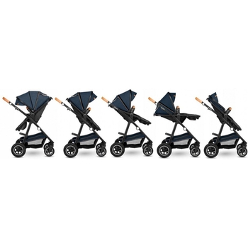 Коляска універсальна 3в1 Lionelo Amber Blue Navy, темно-синій - Pampik - 10