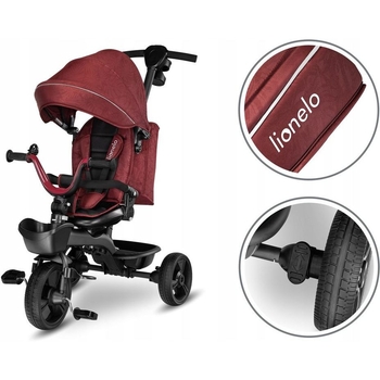 Велосипед Lionelo Kori Red Burgundy, червоний - Pampik - 6