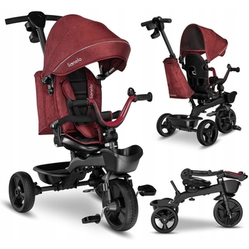 Велосипед Lionelo Kori Red Burgundy, червоний - Pampik - 2