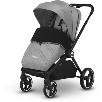 Коляска універсальна 3в1 Lionelo Mika Grey Stone, світло-сірий - Pampik - 7