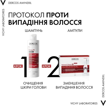 Тонизирующий шампунь Vichy Dercos, с Аминексилом против выпадения волос, 200 мл - Pampik - 8
