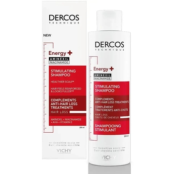 Тонизирующий шампунь Vichy Dercos, с Аминексилом против выпадения волос, 200 мл - Pampik - 2