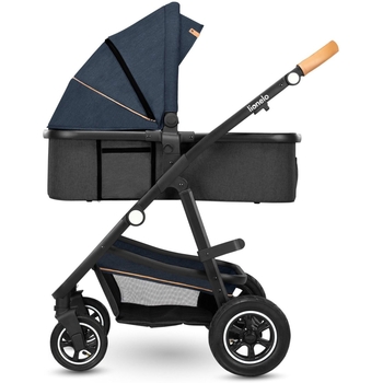 Коляска універсальна 3в1 Lionelo Amber Blue Navy, темно-синій - Pampik - 2