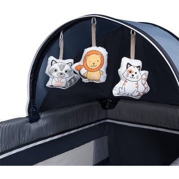 Манеж-кроватка Lionelo Sven Plus Blue navy, темно-синий (LO.SV10) - Pampik - 10