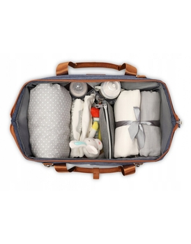 Сумка для коляски Lionelo Ida Blue Denim, блакитний - Pampik - 3