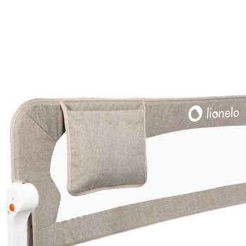 Захисний бар'єр для ліжка Lionelo Eva Beige Melange, бежевий (LO.EV04) - Pampik - 4