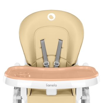 Стільчик для годування Lionelo Linn Plus, бежевий з білим (LO.LI01) - Pampik - 9