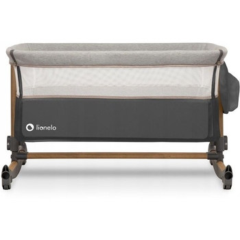 Приставне ліжечко Lionelo Leonie grey stone, сірий - Pampik - 3