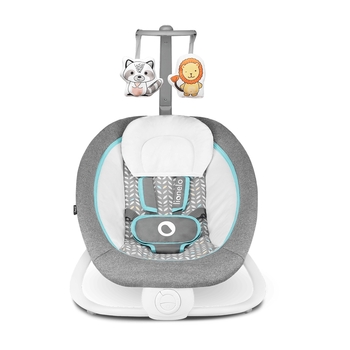 Крісло-гойдалка Lionelo Pascal, сірий - Pampik