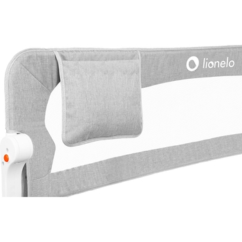 Захисний бар'єр для ліжка Lionelo Eva Grey Melange, сірий - Pampik - 5